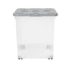 Wham - Wheel 80L Box with Hinged Lid Clear/Cool Grey (3 Pack)