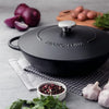 Tramontina Enamel Cast Iron Wok 32cm