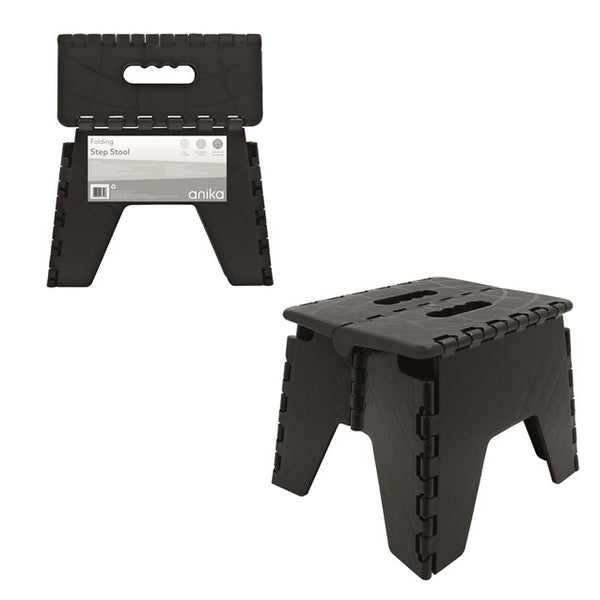 Anika - Folding Step Stool (Black)