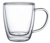 Tramontina 2 Pcs. Double Walled Coffee and Tea Cups with Handles (270ml)