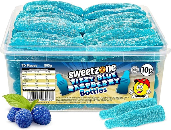Sweetzone Giant Fizzy Blue Bottle