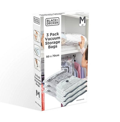 Black + Decker 3 Pack Vaccuum Storage Bags