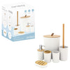 Anika - 6pc Bathroom Accessory Set - (White)