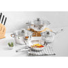 Tramontina Stainless Steel 4 Pcs. Cookware Set