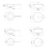 Tramontina Stainless Steel 4 Pcs. Cookware Set