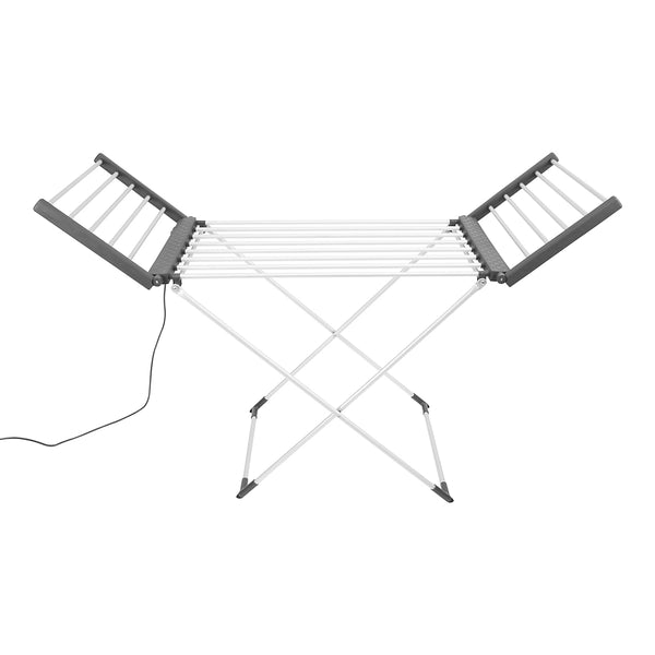 Black & Decker - Cool Grey Aluminium & plastic Heated airer (H)740mm (W)500mm