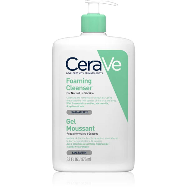 CeraVe Foaming Cleansing Gel for normal to oily skin 1000 ml