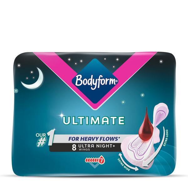 Bodyform Goodnight Ultimate Night Period Pads - 8 Pack