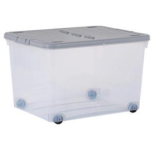 Wham - Wheel 44L Box with Hinged Lid (3 Pack) Only £9.99 Each